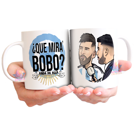 Taza De Cerámica Messi Camiseta Argentina 10 Varios Modelos