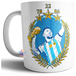 Taza Cerámica Que Mirás Bobo? Messi Qatar Mundial Lionel