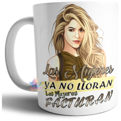 Taza Cerámica Shakira Bizarrap Bzrp Letra Flork Session 53