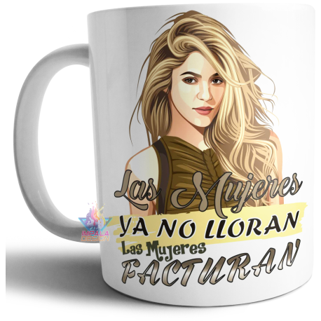 Taza Cerámica Shakira Bizarrap Bzrp Letra Flork Session 53
