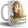 Taza Shakira Cerámica Bizarrap Las Mujeres Ya No Lloran Las Mujeres Facturan