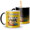 Taza Mágica De Cerámica De Cuphead Con Diseño Termosensible