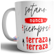 Los Simuladores Personajes Taza Cerámica Frase Conozco Grupo