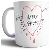 Taza De Cerámica De Harry Styles Con Corazón De Fine Line