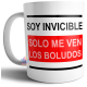 Taza Cerámica Frase Soy Invisible Solo Me Ven Los Boludos Humor Meme