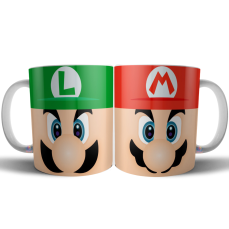 Mario Bros Taza De Cerámica Super Nintento Varios Modelos