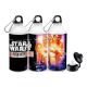 734728-MLA53527787806_012023,Botella Deportiva Star Wars Aluminio Personajes Película 