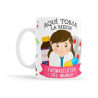 Taza De Ceramica Profesiones La Mejor Farmaceutica