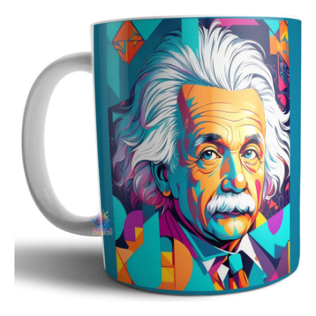 975468-MLA69791382369_062023,Taza De Cerámica Albert Einstein Ciencia Física Matemáticas 