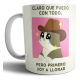 838358-MLA69769258462_062023,Taza Cerámica Meme Claro Puedo Con Todo Solo Voy A Llorar 