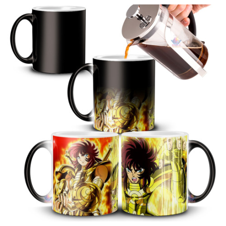 673088-MLA69211102555_052023,Taza Magica Saint Seiya Libra Dohko Caballeros Zodiaco 