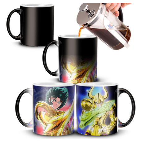 636350-MLA69211071657_052023,Taza Magica Capricornio Shura Saint Seiya Caballeros Zodiaco