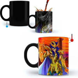 978814-MLA47239486989_082021,Taza Mágica Térmica Caballeros Del Zodiaco Scorpio Milo 