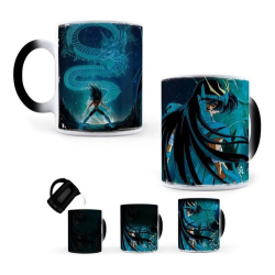 852790-MLA45558670660_042021,Taza Mágica Caballeros Del Zodiaco Dragón Shiryu