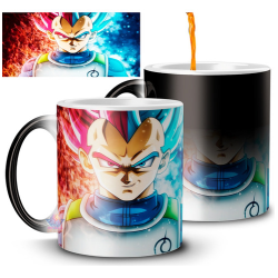 688168-MLA69655113245_052023,Taza Mágica Dragon Ball Super Vegeta Cerámica Termosensible