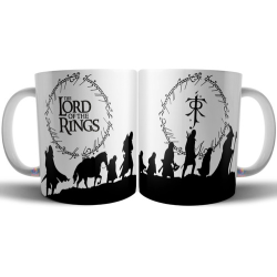 845233-MLA69644393382_052023,Taza Cerámica El Señor De Los Anillos The Lord Of The Rings