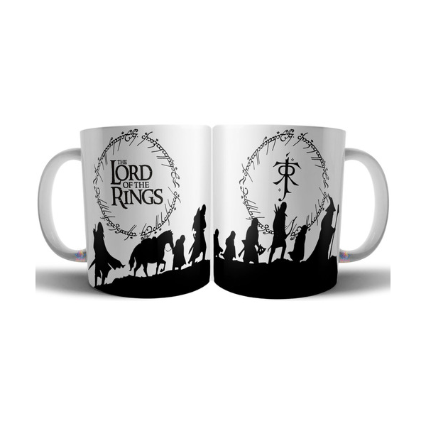 Grupo Erik Taza El Señor de los anillos - Taza desayuno - Taza cerámica  350ml - Taza te - Taza café - El señor de los anillos merchandising -  Licencia oficial, TAZ054 : : Hogar y cocina