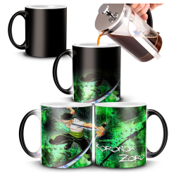 973595-MLA69654596567_052023,Taza Mágica Zoro Roronoa One Piece Comic Cazador De Piratas