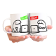 Taza Ceramica Flork Con Café Sin Café Desayuno Meme