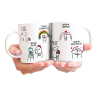 Taza Cerámica Miel Tú Eres El Pincel Que Pinta Papel Flork