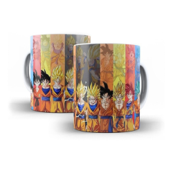 970207-MLB31793746549_082019,Caneca Dragon Ball Z Goku Sayajin Fases - Mega Oferta!!!