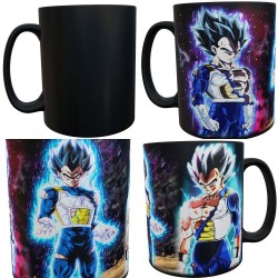 Taza Mágica De Dragon Ball Vegeta Ultra Instinto Mod 02