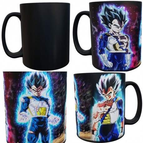 Taza Mágica De Dragon Ball Vegeta Ultra Instinto Mod 02