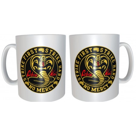 Taza Cerámica Cobra Kai Karate Kid Logo Saga Dojo Netflix