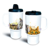 Jarro Térmico Gatos Gatitos Gato Mascota Plástico Con Tapa