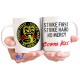 Taza Cerámica Cobra Kai No Mercy Karate Kid Strike First