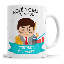 767991-MLA53305216510_012023,Taza Aquí Toma El Mejor Contador - Cerámica