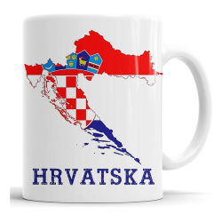 703232-MLA53270114971_012023,Taza Croacia - Hrvatska - Cerámica