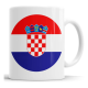 621173-MLA53270126507_012023,Taza Croacia - Bandera Circular Con Escudo - Cerámica