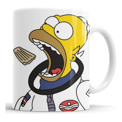 883197-MLA53271598138_012023,Taza Los Simpsons - Homero Astronauta - Cerámica