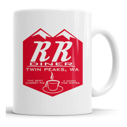 836509-MLA53283371364_012023,Taza Twin Peaks - Rr Diner - Cerámica