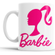 Taza Cerámica Diseño Barbie Ideal Para Disfrutar De Un Café