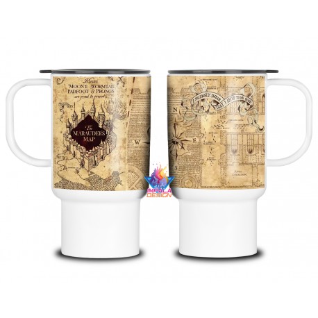 Jarro Vaso Térmico Harry Potter Mapa Del Merodeador