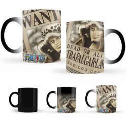 697964-MLM48952071108_012022,One Piece Taza Magica Café Trafalgar Law Recompensa Anime