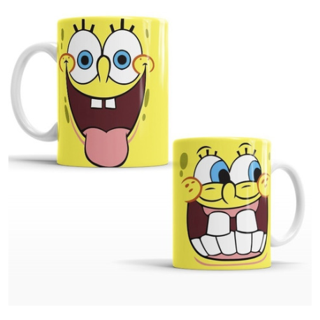 674786-MLM54780726997_032023,Taza Cerámica Bob Esponja Y Sus Amigos Patricio