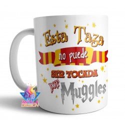 Taza Cerámica Harry Potter No Puede Ser Tocada Por Muggles