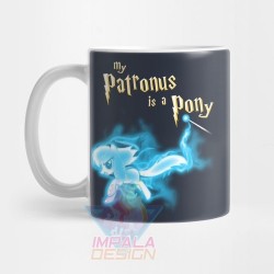 Taza Harry Potter Expecto Patronus Pony Cerámica