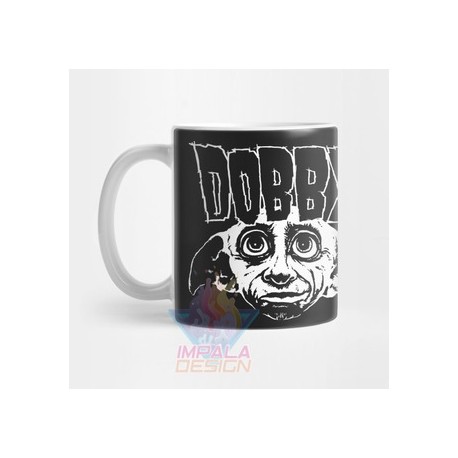 Taza Harry Potter Hogwarts Media Dobby M2 Cerámica