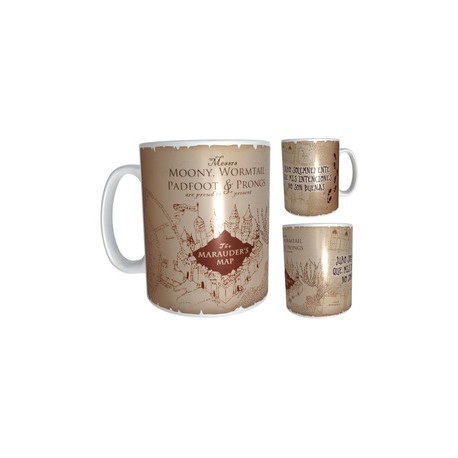 Taza Harry Potter Mapa Merodeador Howarts J. K. Rowling