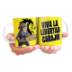 775655-MLA71114879354_082023,Taza Cerámica Milei Viva La Libertad Avanza Dolar Presidente