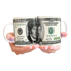 787040-MLA71114961810_082023,Taza Cerámica Milei Cara Dólar La Libertad Avanza Presidente