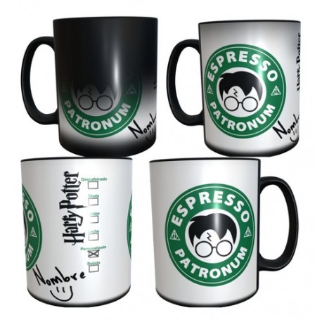 Taza Mágica Harry Potter Starbucks Espresso Patronum Nombre