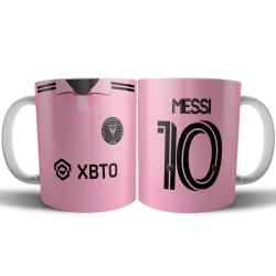 Taza De Cerámica Messi Camiseta Argentina 10 Varios Modelos