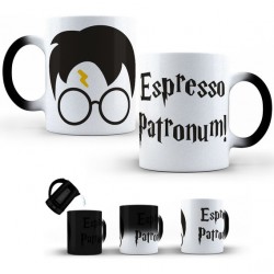 Taza Mágica Harry Potter Espresso Patronum Expecto