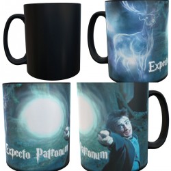 Taza Mágica Harry Potter Expecto Patronum Hechizo Protector