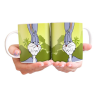 Taza Cerámica Meme Cara Bugs Bunny Conejo